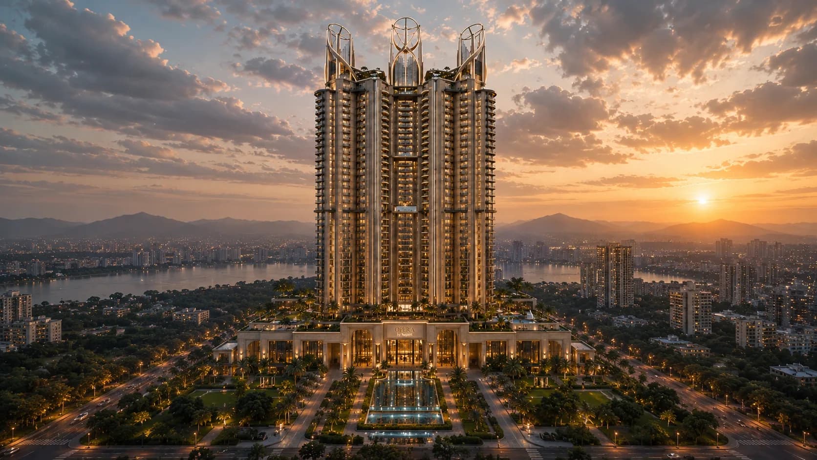 Opera by Nagrik at golden hour in Majiwada, Thane